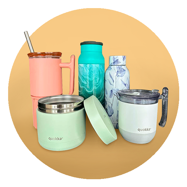 tomatodos, recipientes y tazas