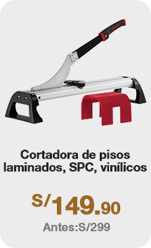 Cortadora de pisos laminados, SPC, vinilicos