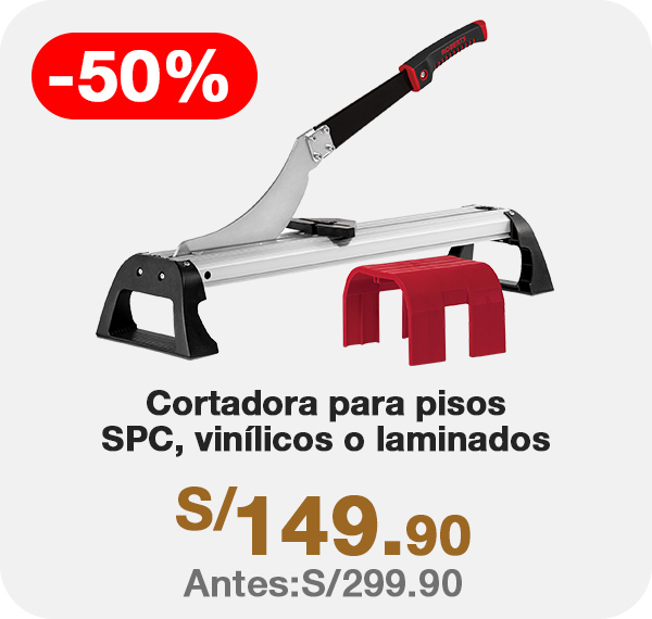 Cortadora de pisos laminados, SPC, vinilicos