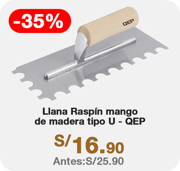 Llana raspin mango de madera