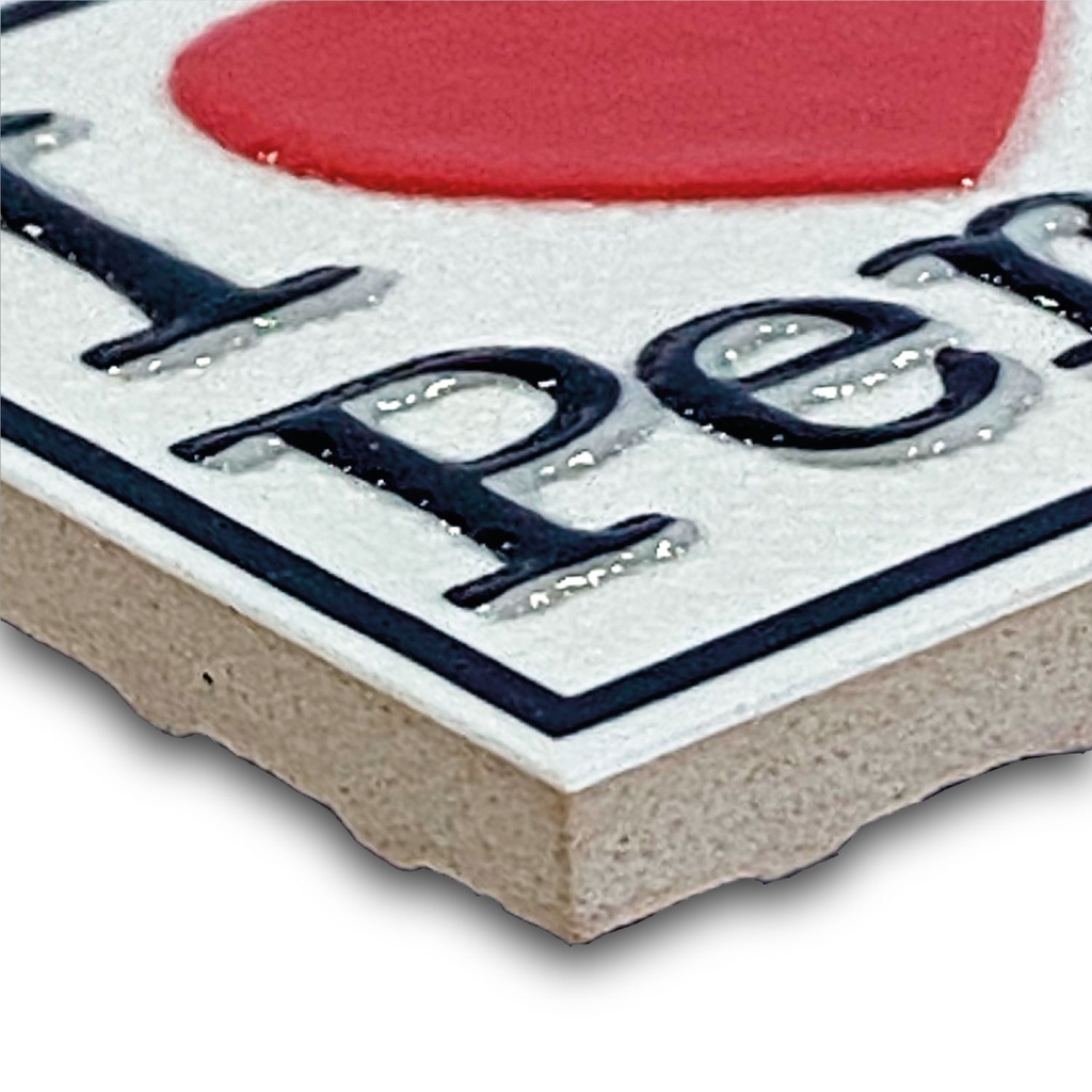 Imán I Love Perú 4.6X4.6X0.5