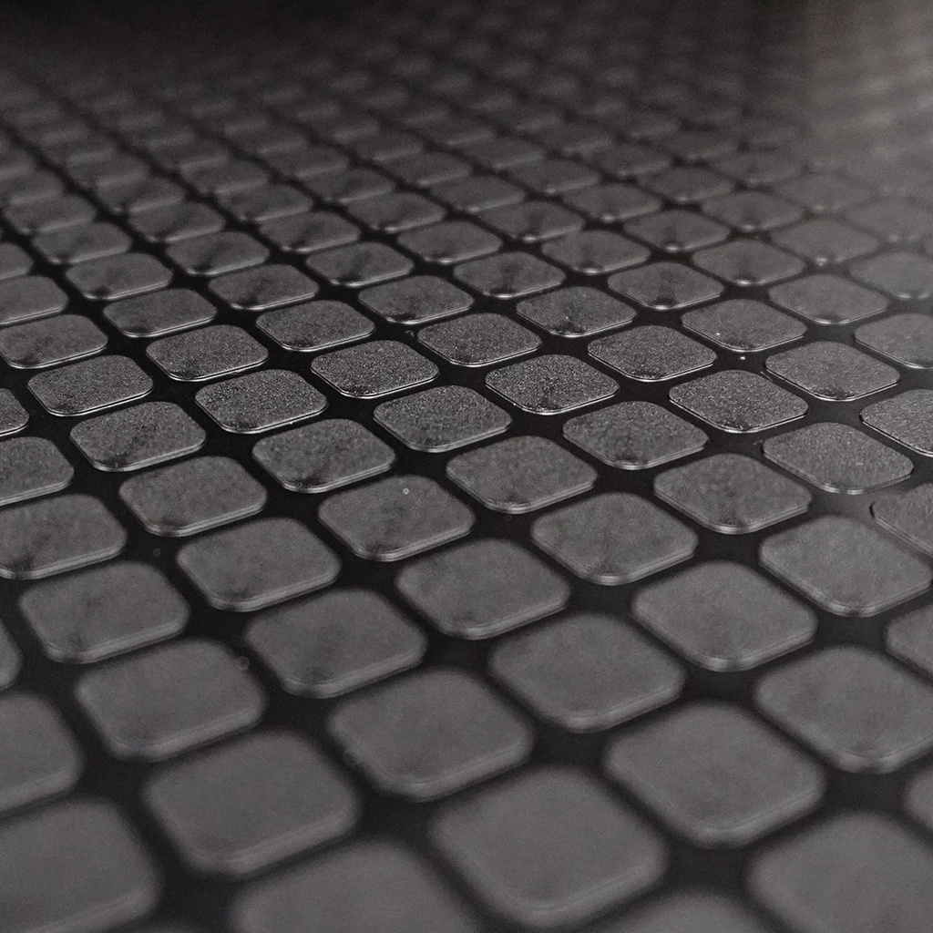 Rollo Protector de piso Cocos de PVC Negro – 1 metro x 60cm – SAN BLAS