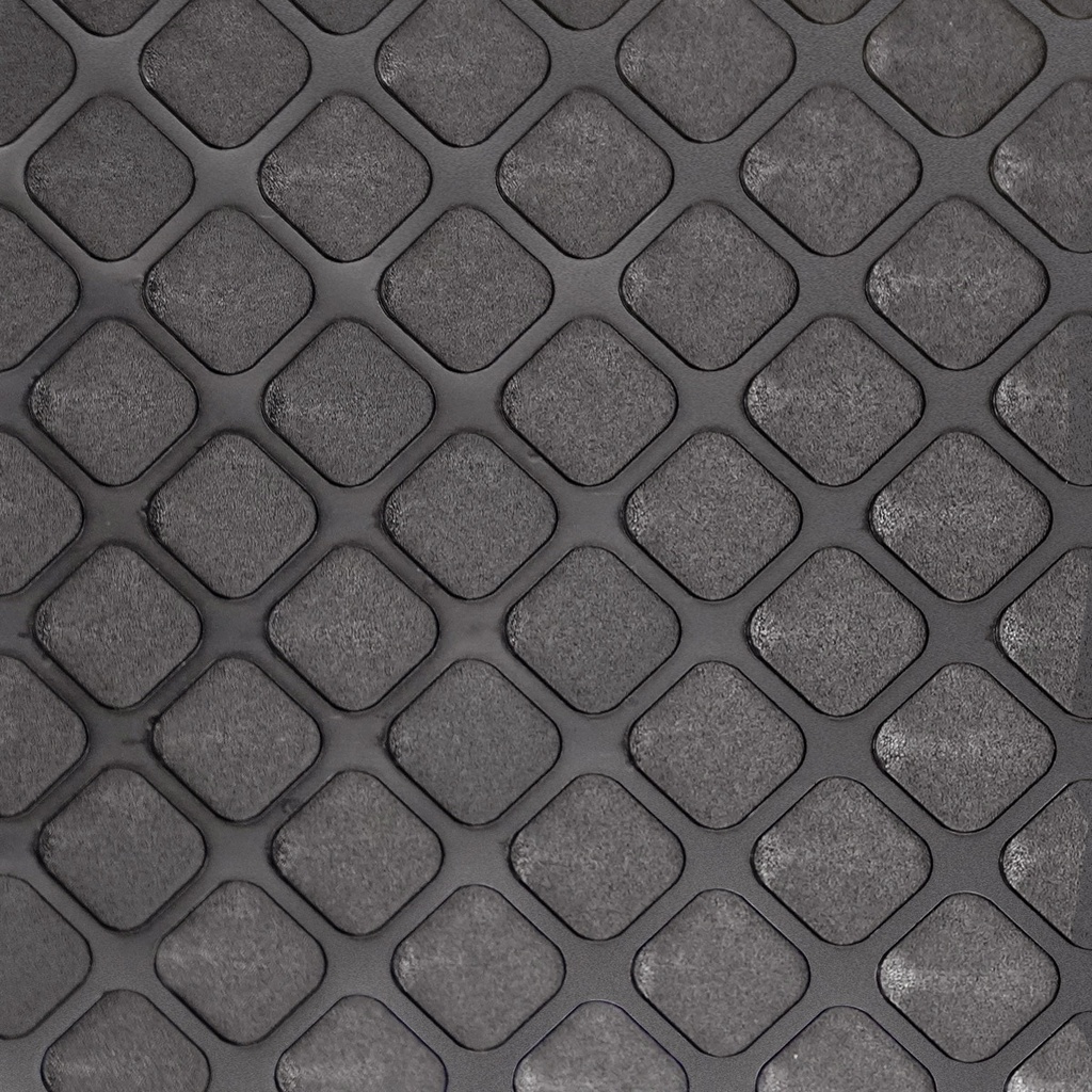 Rollo Protector de piso Cocos de PVC negro – 2 metros x 60 cm – SAN BLAS