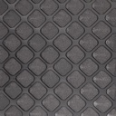 Rollo Protector de piso Cocos de PVC negro – 2 metros x 60 cm – SAN BLAS