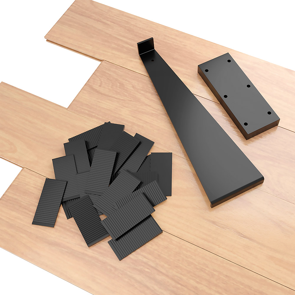 COMBO: Cortadora para piso laminado + Kit de instalación + Martillo de Goma