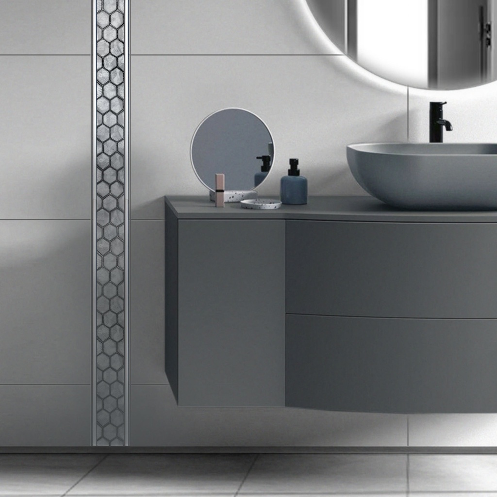 Listelo Hexágono 44X5.1cm KANTU