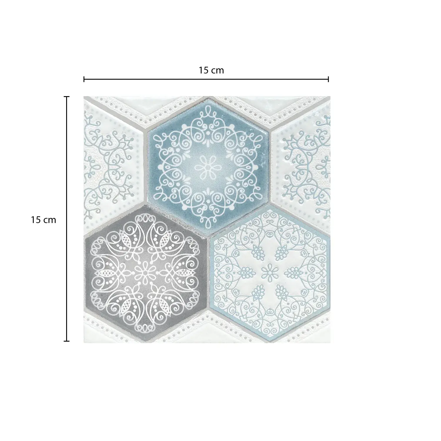 Azulejo Sorrento 15 x 15 cm OLIVIA ATRANI (Pieza)