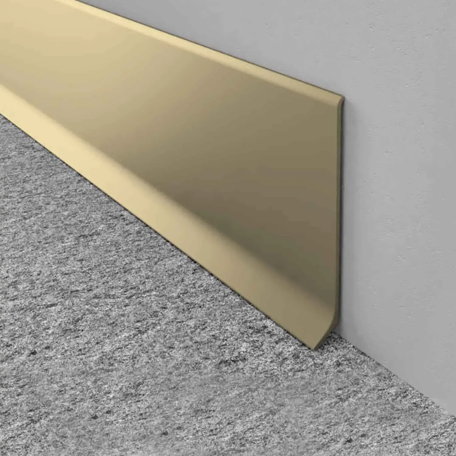 Zócalo Simple Champagne Mate 7cmx240cm KANTU