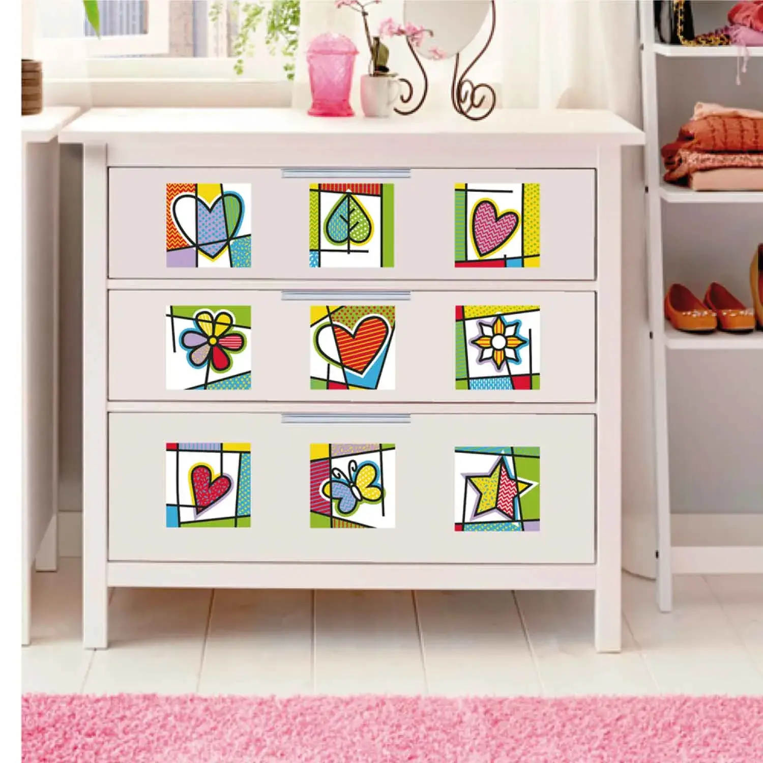 Vinil Autoadhesivo Berlin 15x15 cm KANTU (Pack 9 Und.)