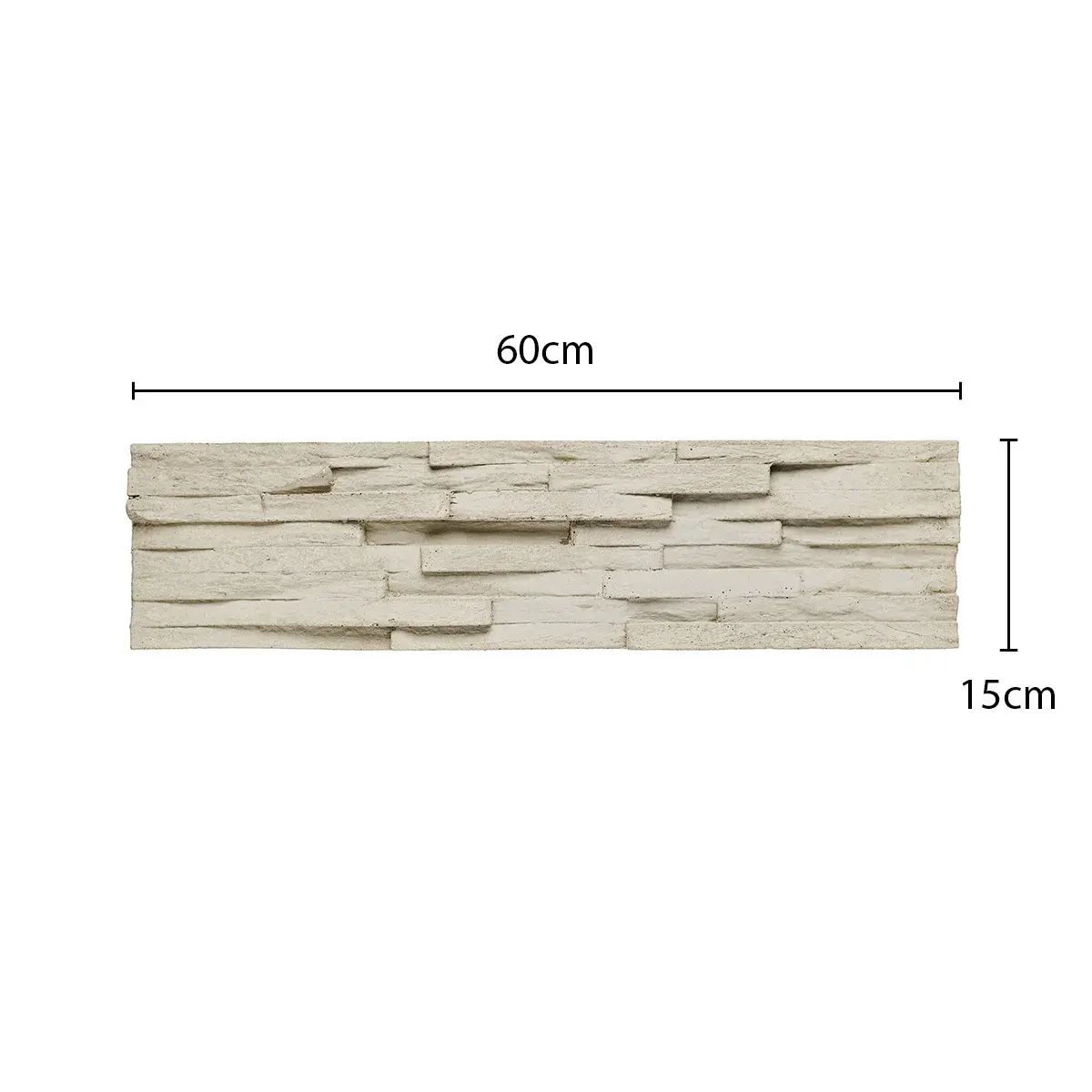 Fachaleta 15 x 60 cm Arena SPAZIO - por caja