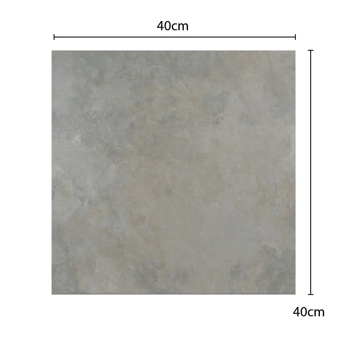 Laja Lisa Gris Oscuro 40 x 40 cm SPAZIO - por caja