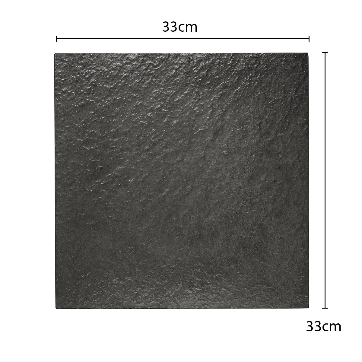 Piedra Torreón Carbón 33 x 33 cm SPAZIO - por caja