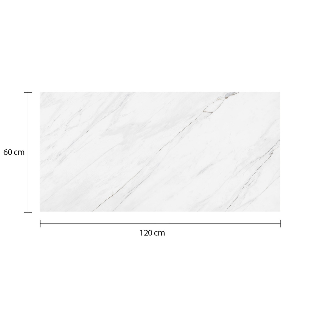 Porcelanato Meson Marmol Miguelangelo White MAASTRICHT 60 x 120 cm por 1m²