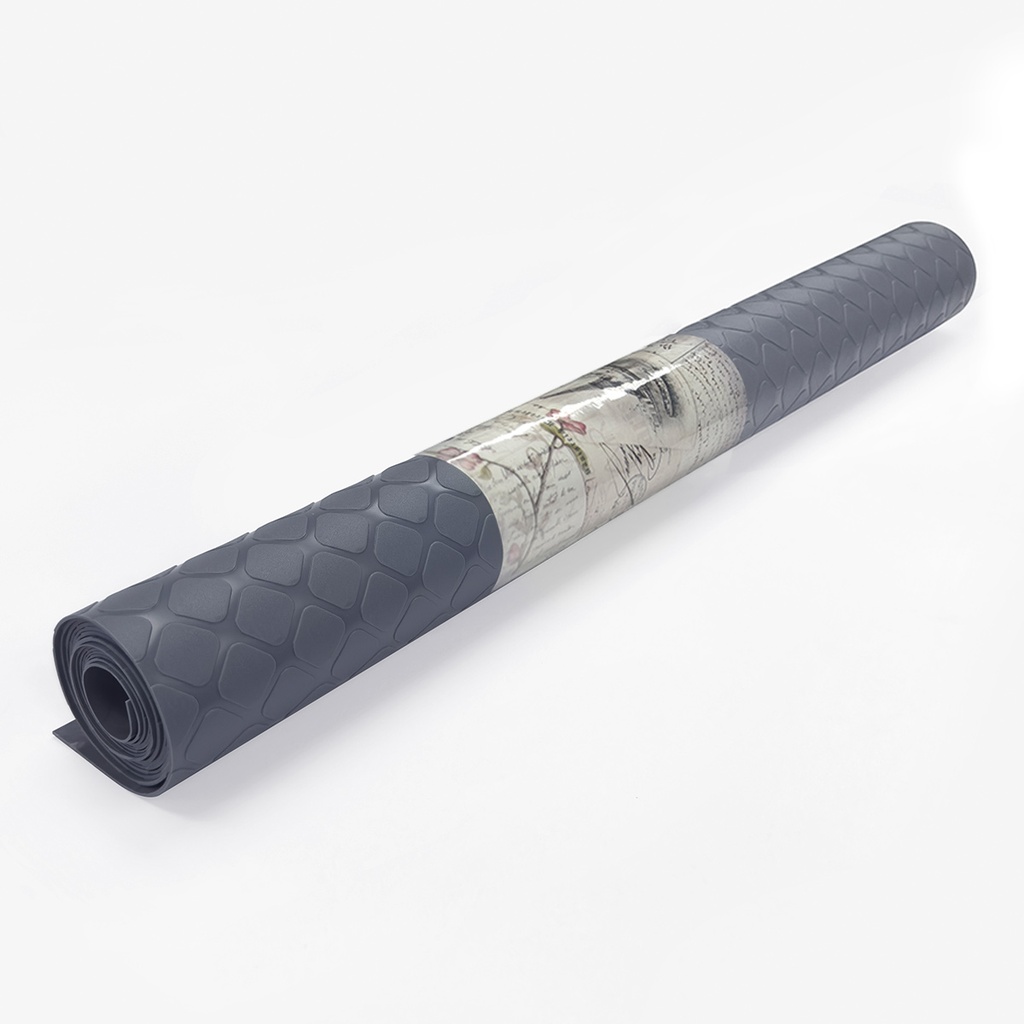 Rollo Protector de piso Cocos de PVC gris – 2 metros x 60 cm – SAN BLAS