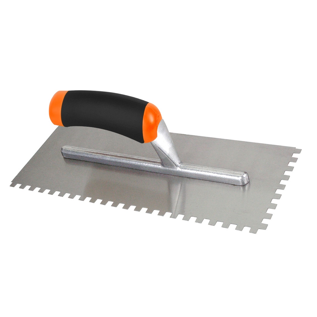 Llana dentada de acero inoxidable tipo C 6x6x6mm