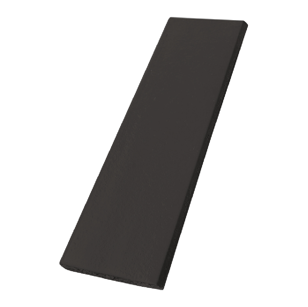 Enchape Caravista Lisa Negro Mate DECORTEJA 25.5x7CM por Pack