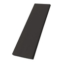 Enchape Caravista Lisa Negro Mate DECORTEJA 25.5x7CM por Pack