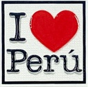 Imán I Love Perú 4.6X4.6X0.5