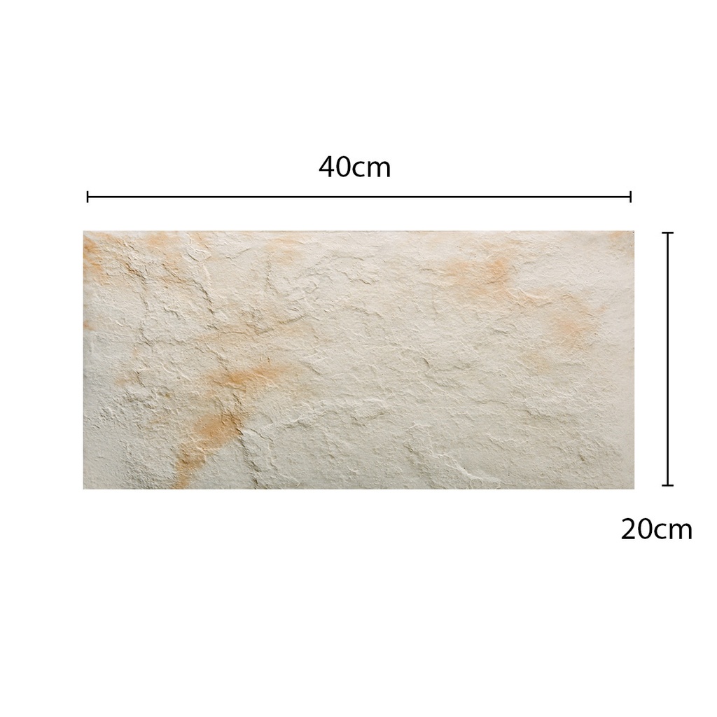 Piedra Volcán 20 x 40 cm Spacatto SPAZIO - por caja 