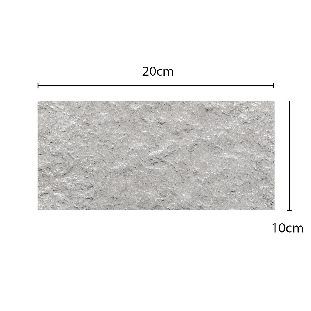 Piedra Volcán 10 x 20 cm Arena Blanca SPAZIO - por caja