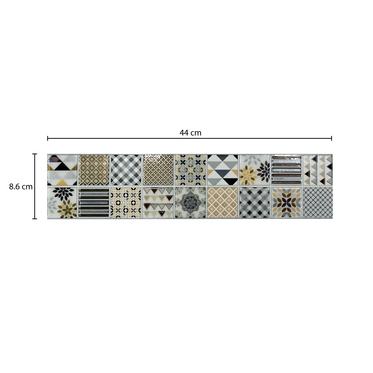 [DECBAOLISCER113] Listelo Janis 44 x 8.6 cm KANTU (Pieza)