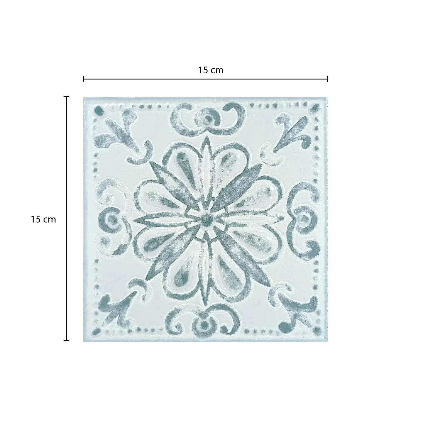 [DECBAOTACCER621] Azulejo Vieti 15 x 15 cm OLIVIA ATRANI (Pieza)