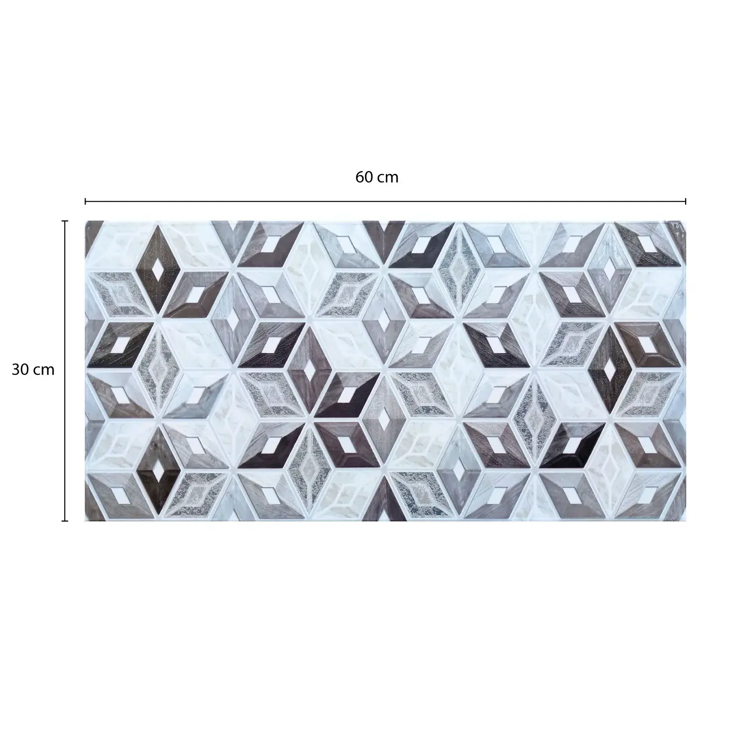 [DECBAOLISCER169] Decorado Goias Gris 30 x 60 cm KANTU ( x Unid )