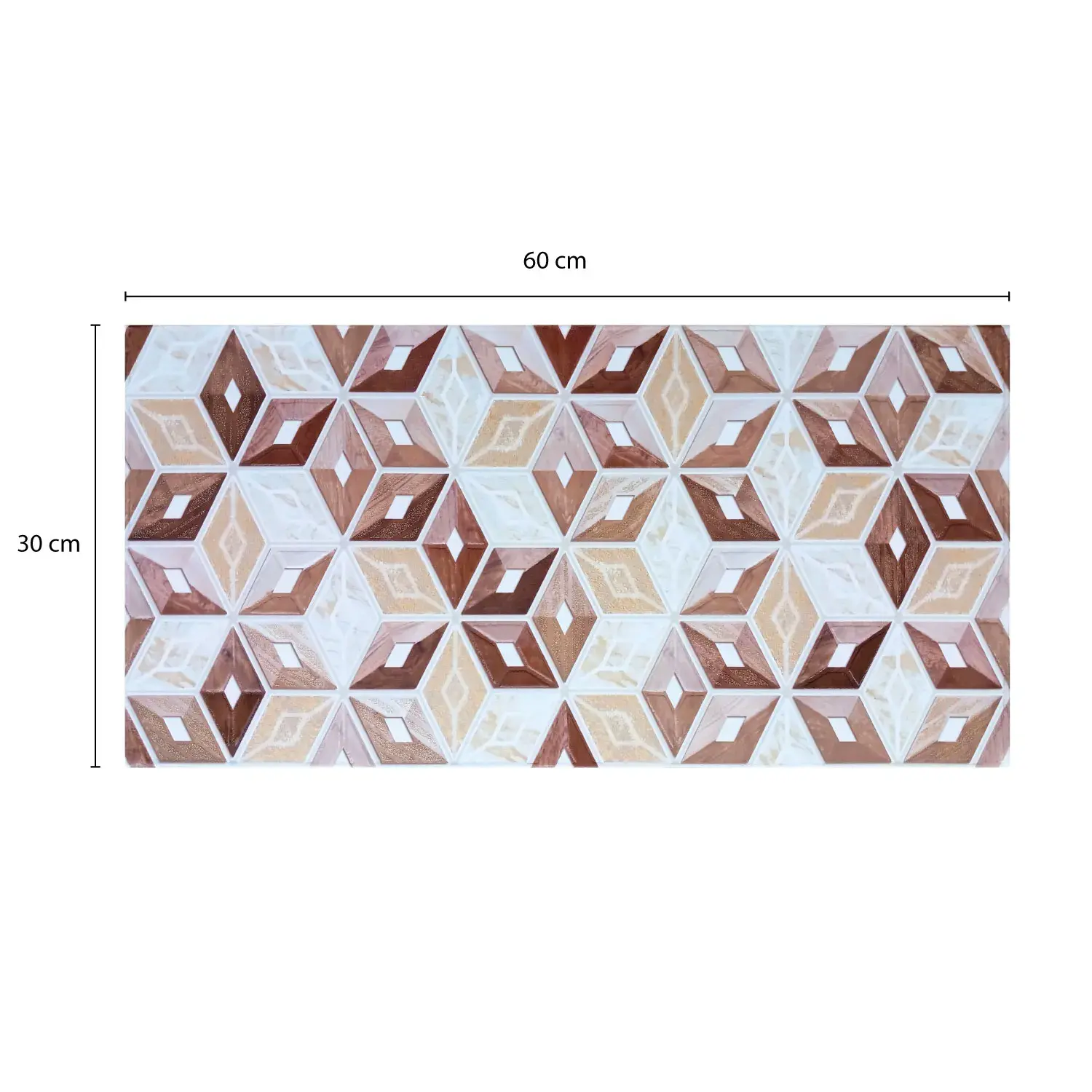 [DECBAOLISCER170] Decorado Goias Beige 30 x 60 cm KANTU (Pieza)