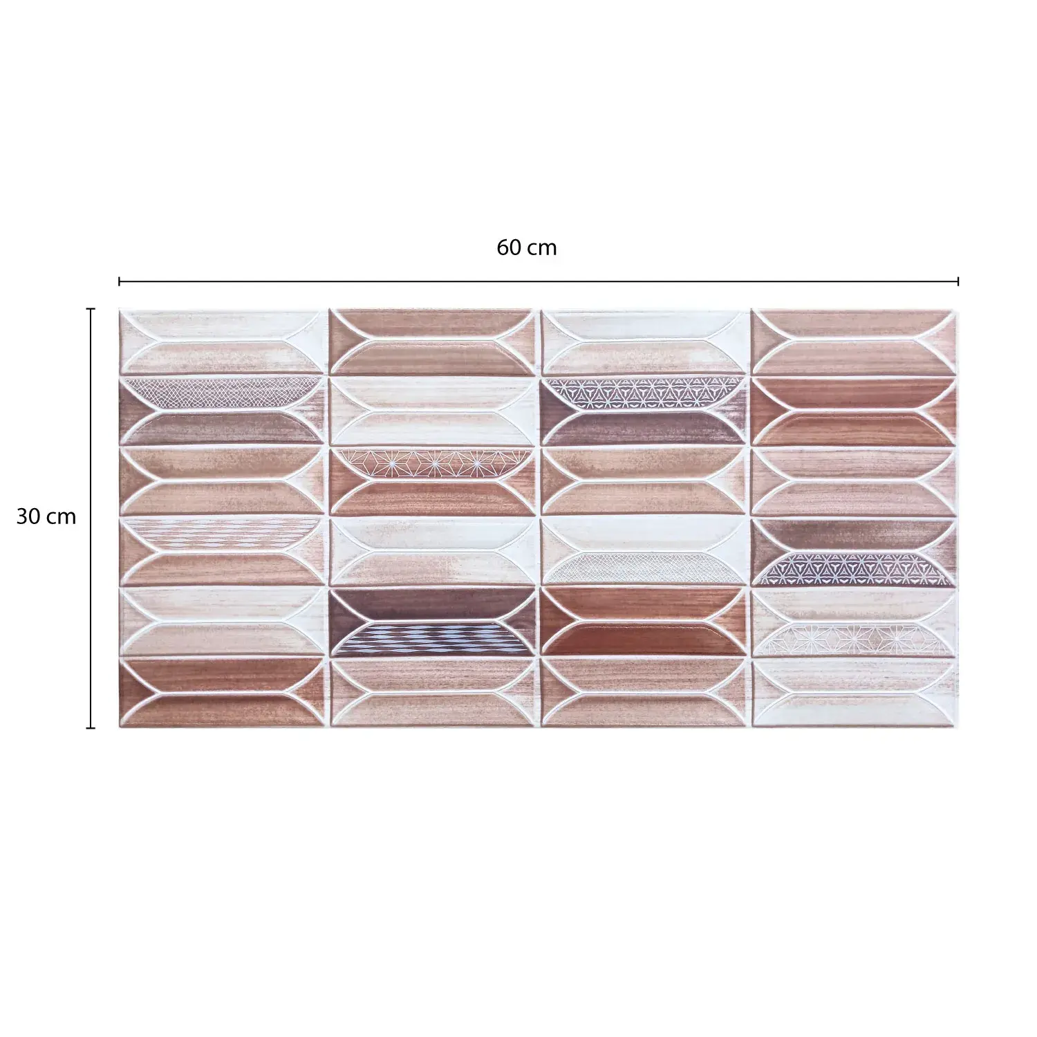 [DECBAOLISCER171] Decorado Manaos 30 x 60 cm KANTU (Pieza)