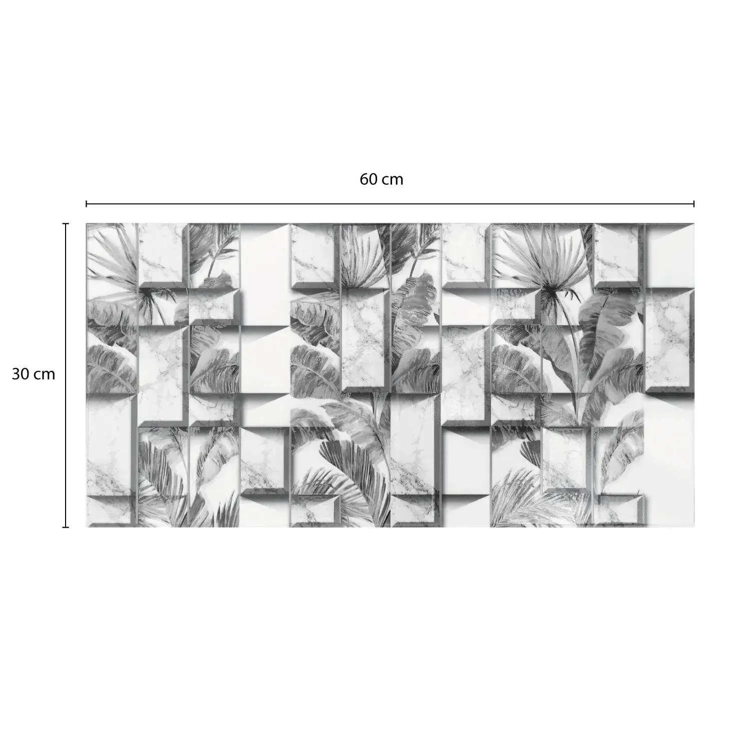 [DECBAOLISCER172] Decorado Cube 30 x 60 cm KANTU (Pieza)