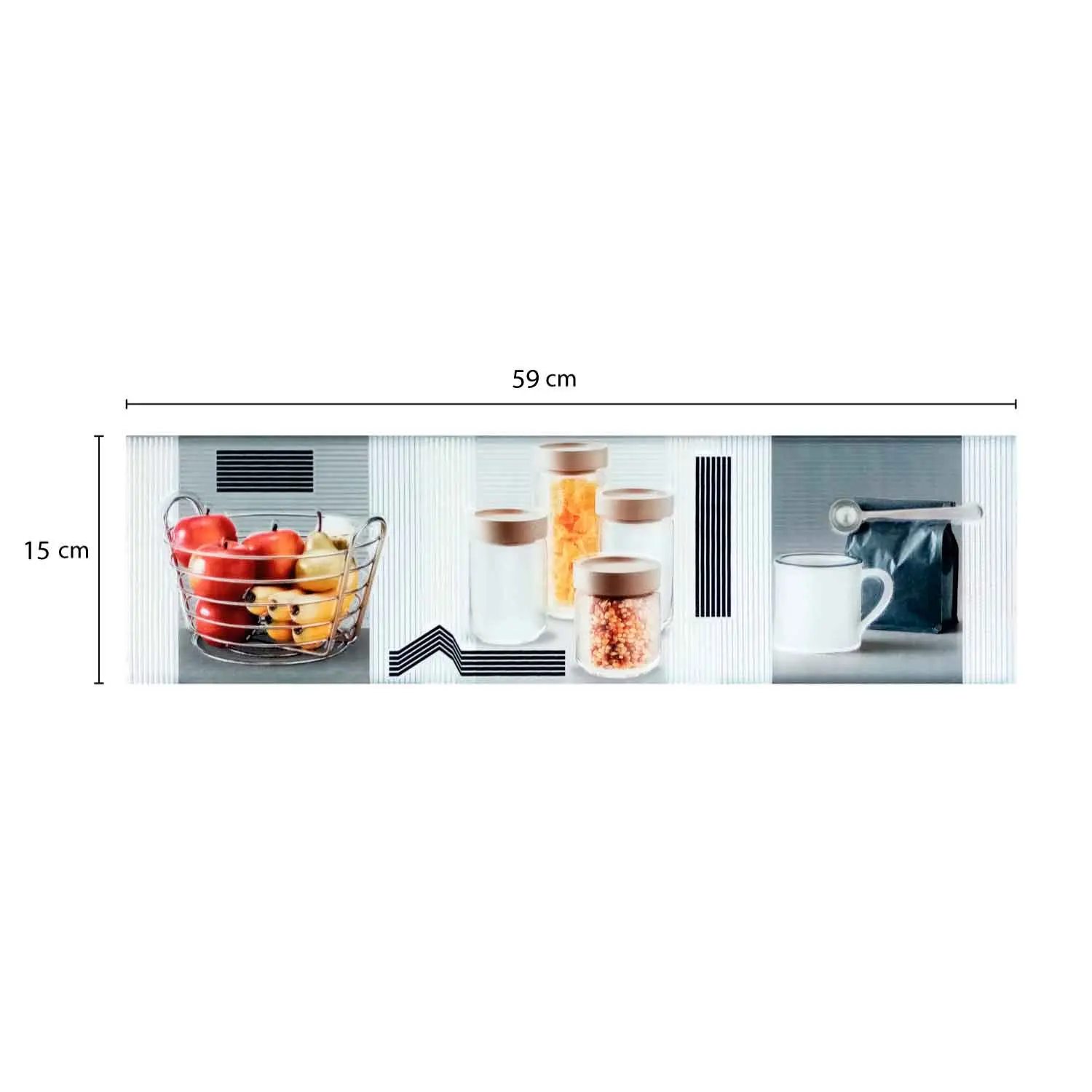 [DECCOCLISCER096] Listelo Andrea 59 x 15 cm KANTU (Pieza)