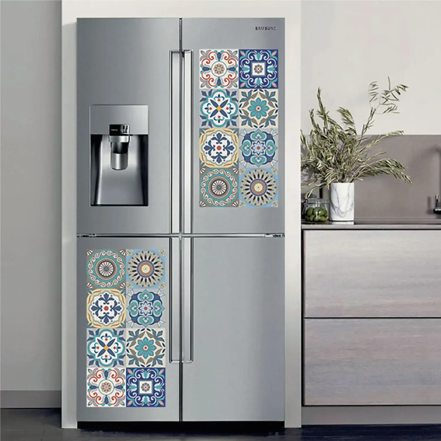 [DSBLVAVERSA1] Vinil Autoadhesivo Versalles 15x15 cm KANTU (Pack 9 Und.)