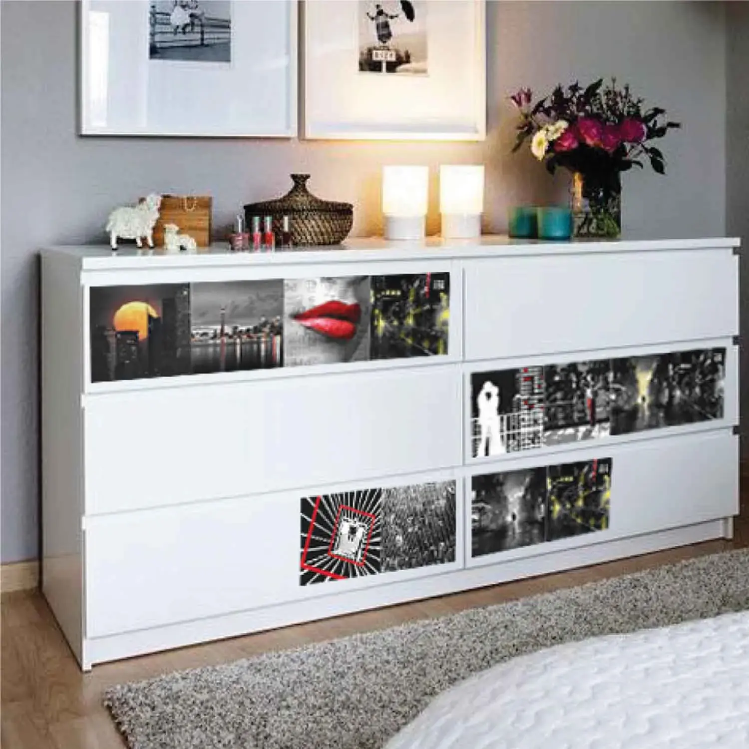 [DSBLVAMUNIC1] Vinil Autoadhesivo Munich 15x15 cm KANTU (Pack 9 Und.)