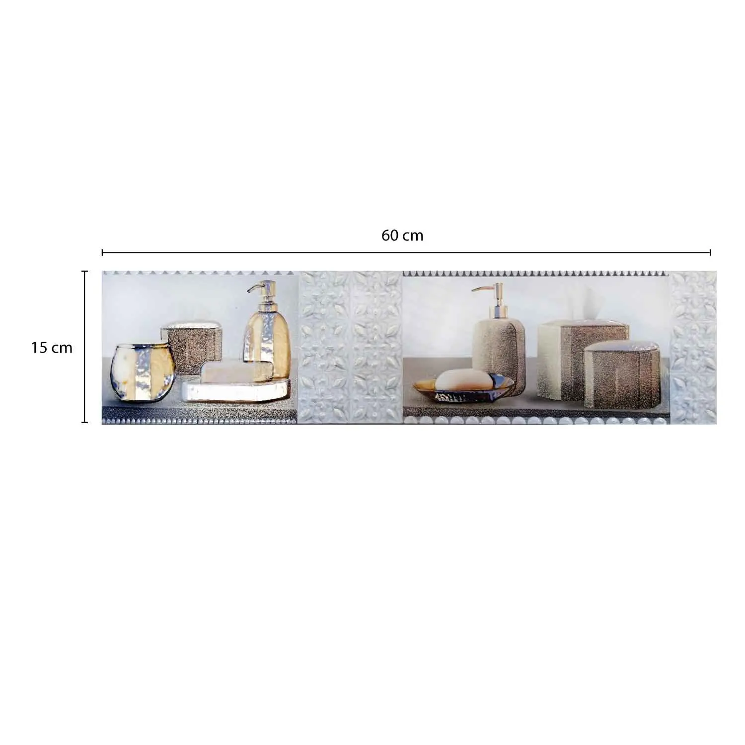 [DECBAOLISCER154] Listelo Circe 60 x 15 cm KANTU (Pieza)