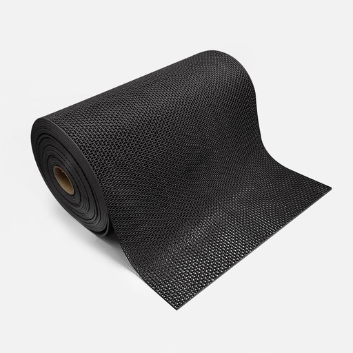 [SBPONDASNEGR1ML] Protector Antideslizante de piso Ondas de PVC Negro – por metro lineal – SAN BLAS