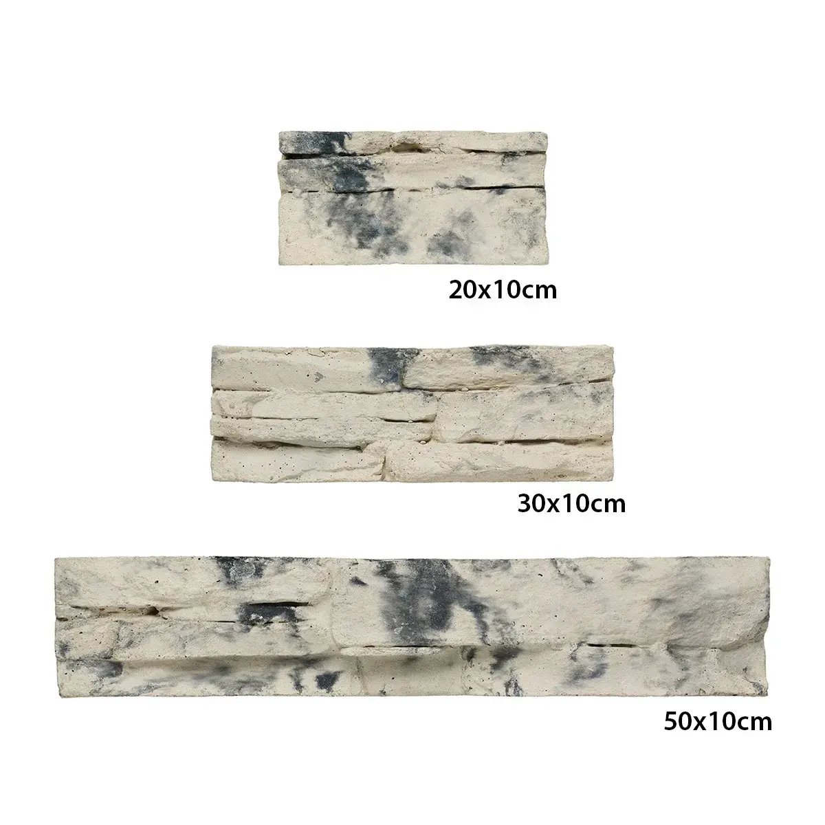 [SPPIK10GRISHUCJ] Kkala irregular Gris Humo SPAZIO - por caja