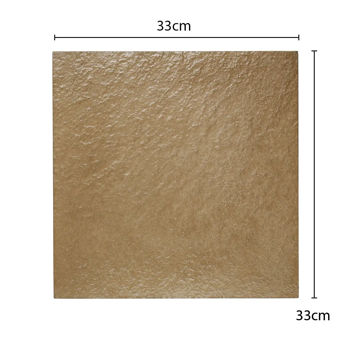 [SPPIT33HABANOCJ] Piedra Torreón Habano 33 x 33 cm SPAZIO - por caja