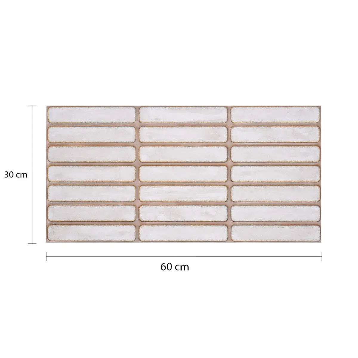 [MADMITICABEIUN] Decorado Mítica Beige MAASTRICHT 30 x 60 cm (Pieza)