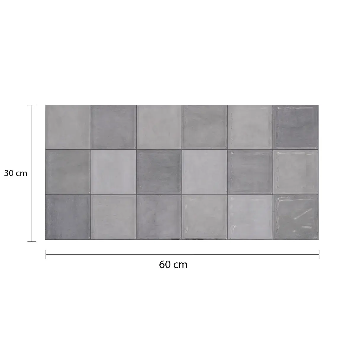 [MADDOVEGRISUN] Decorado Dove Gris MAASTRICHT 30 x 60 cm (Pieza)