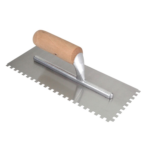 [QEP849713DCR - QEP849713DCB] Llana dentada con mango de madera tipo C de 6x6x6mm