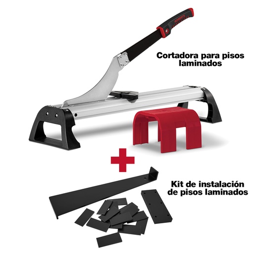 [QEP10-62ROBERTS y QEP10-029R] COMBO: Cortadora para piso laminado y SPC + Kit de instalación ROBERTS