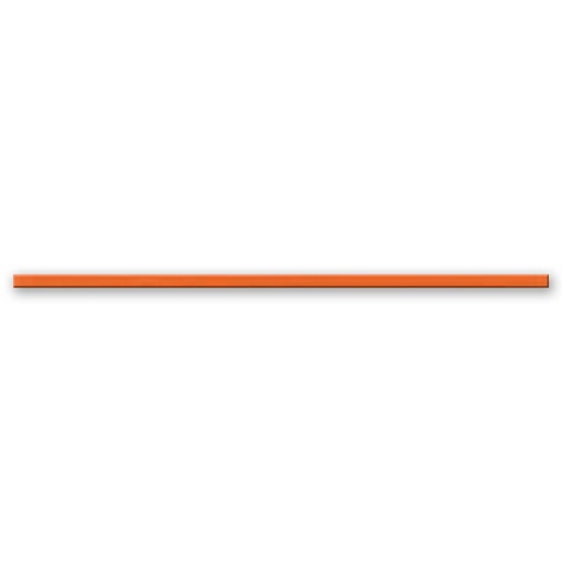 [VIDBRIINSKAN398] LAPIZ KANTU VIDRIO NARANJA BRILLANTE 39X1X0.6