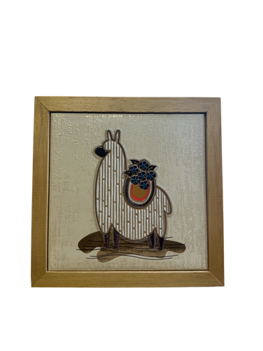 [DECBAOTACCER673] Cuadro Alpaca B 18X18X1.2
