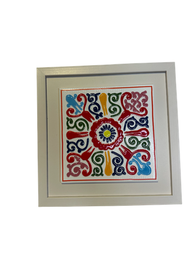 [DECBAOTACCER691] Cuadro Retablo B 18X18X1.2
