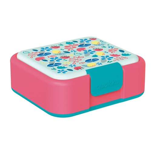 [QK40258TWISTFLO] Lonchera Sandwich Quokka Twist Flowers 